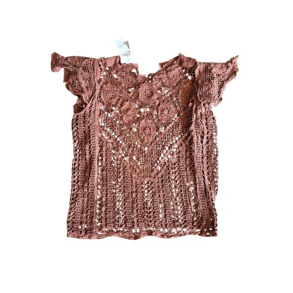 Cato Tops - CATO Women's Brown Knitted Top